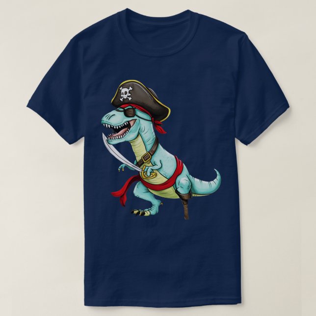 T-shirt Pirate Dinosaur (Design devant)