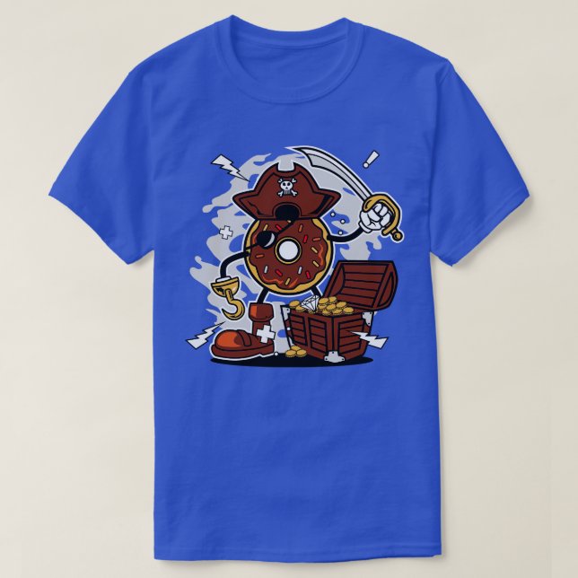 T-SHIRT PIRATE DONUT (Design devant)