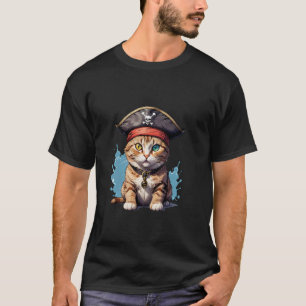 T-shirt Pirate et Chat Le Boucanier Félin