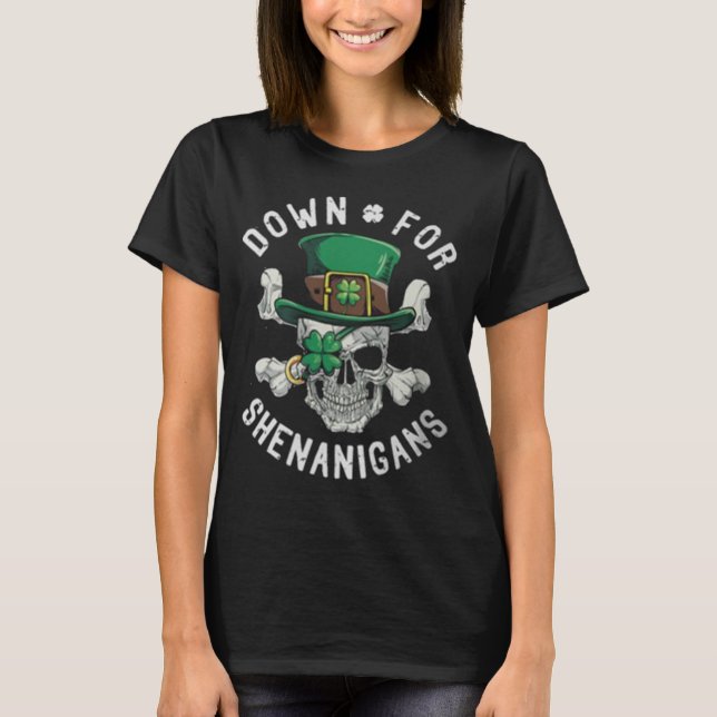 T-shirt Pirate irlandais drôle de malice du jour de St (Devant)