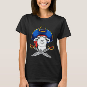 T-shirt Pirate Lama Viking Nouveauté Halloween