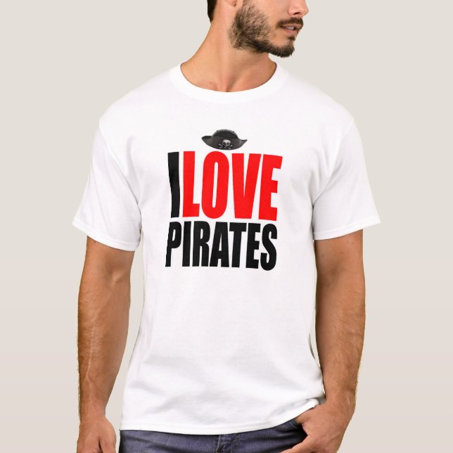T-shirt pirate_love (Devant)