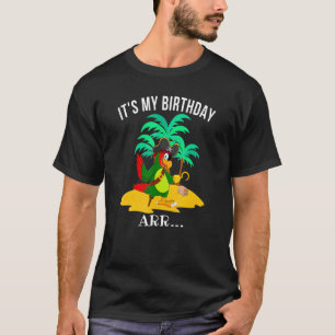 T-shirt Pirate Parrot C'Est Mon Anniversaire