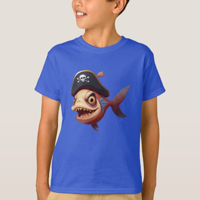 T-shirt Pirate Piranha (Devant)