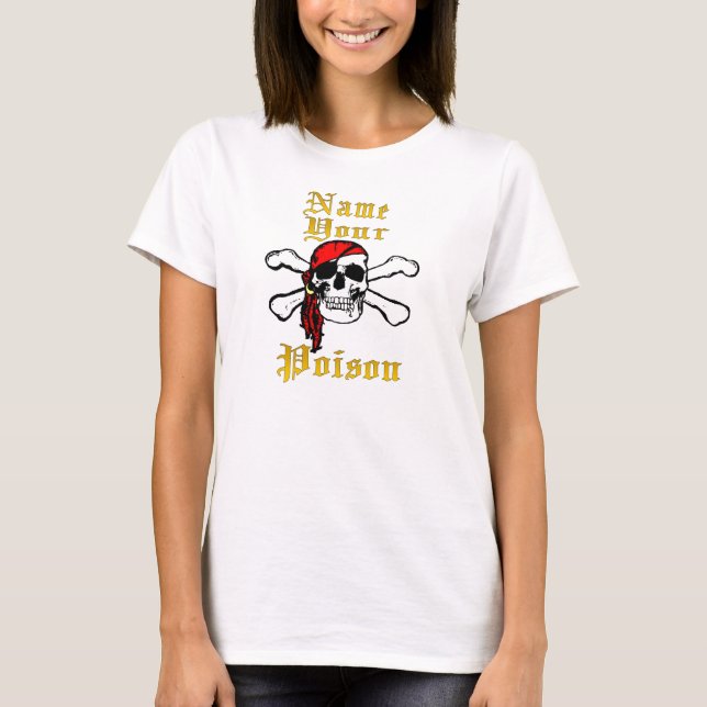 T-shirt Pirate pour femmes (Devant)