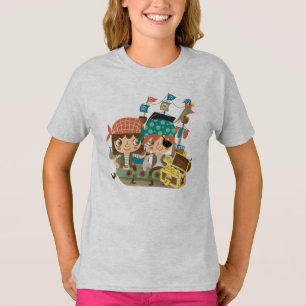 T-shirt Pirates avec le trésor