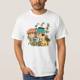 T-shirt Pirates avec le trésor