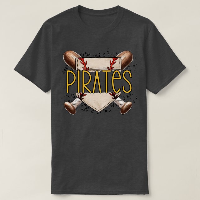 T-shirt Pirates de baseball Pirates 13 (Design devant)