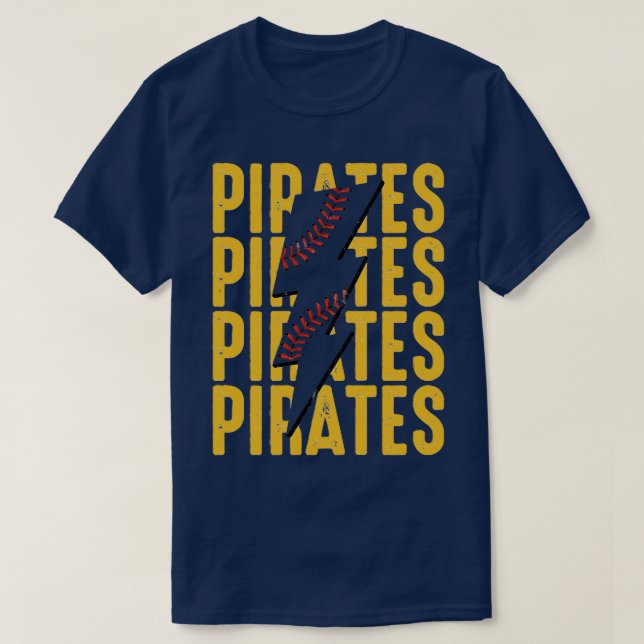 T-shirt Pirates de baseball Pirates 20 (Design devant)