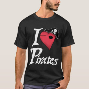 T-shirt Pirates de coeur - obscurité