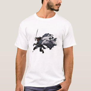 T-shirt Pirates du Pirate des Caraïbes avec une cape graph