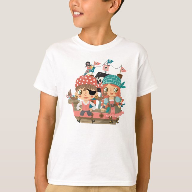 T-shirt Pirates Girly (Devant)