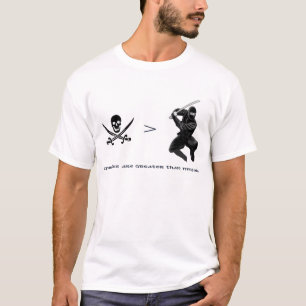 T-shirt pirates-ninjas