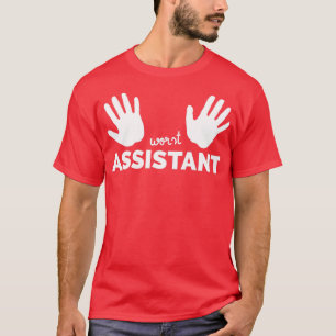 T-shirt Pire Assistant Deux Mains Gauche Aide Don 1