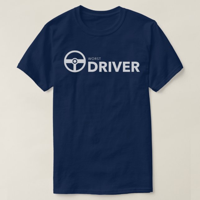 T-shirt Pire conducteur Drôle Mauvais conducteur Cadeau (Design devant)