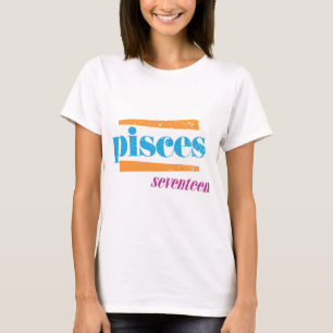 T-shirt Pisces Aqua