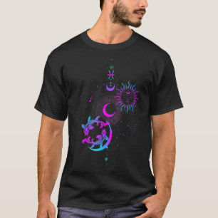 T-shirt Pisces Zodiac Horoscope Astrologie Signe Soleil Sa