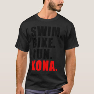 T-SHIRT PISCINE À VÉLO EXÉCUTION KONA 2023 MENS TRIATHLÈTE