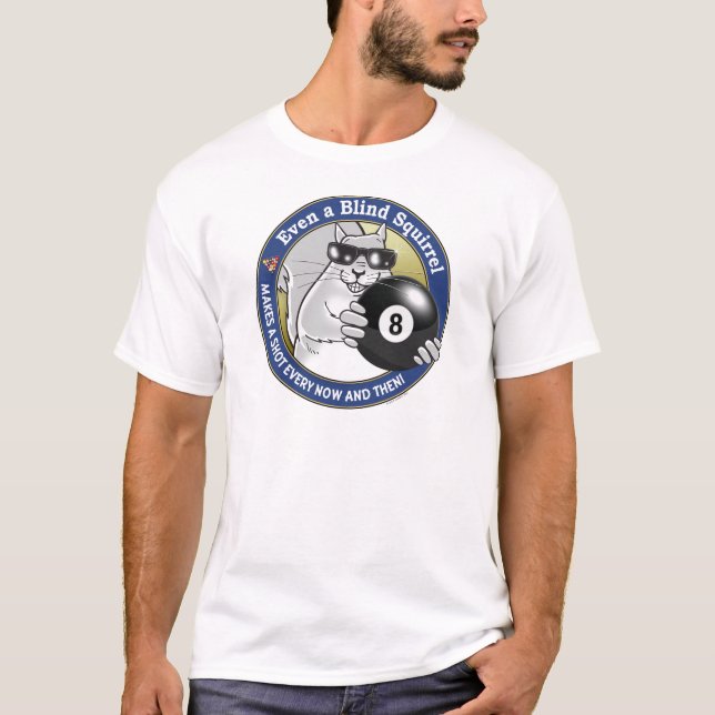 T-shirt Piscine aveugle d'écureuil (Devant)