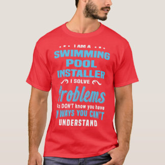 T-shirt Piscine Installer 2