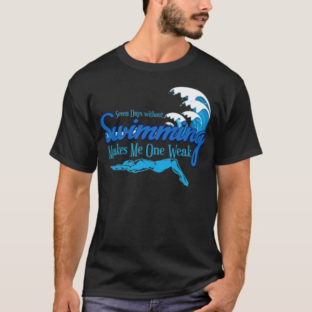 T-shirt Piscine piscine plongée tournoi de sport amour (Devant)