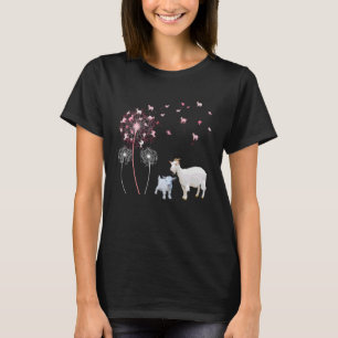T-shirt Pissenlit Chèvre Mignonne Éleveuse de Chèvres Flor