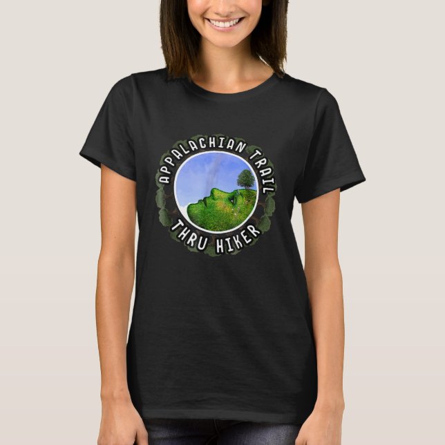 T-shirt Piste Appalachienne Trail Thru Hiker Et Backpacker (Devant)