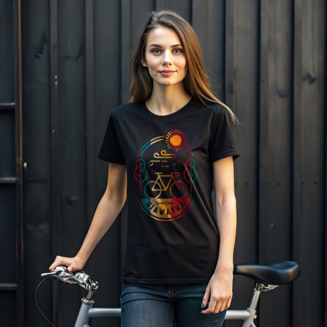 T-shirt Piste cyclable Retro Hiawatha (Créateur téléchargé)