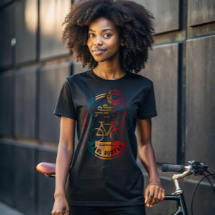 T-shirt Piste cyclable Retro Paul Bunyan
