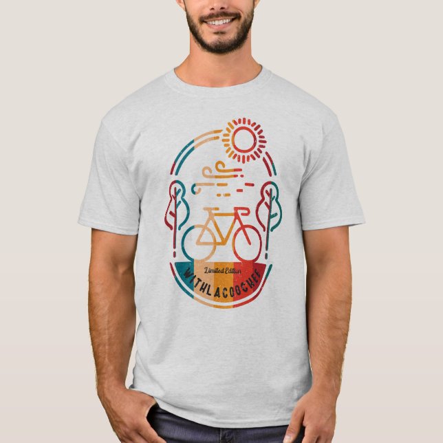 T-shirt Piste cyclable Retro Withlacoochee (Devant)