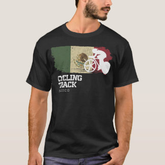 T-shirt Piste cycliste Mexique Road Vélo Course Vitesse Cy