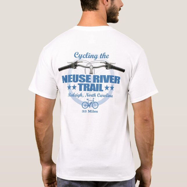 T-shirt Piste de la rivière Neuse (H2) (Dos)