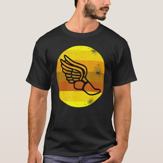 T-shirt Piste De Sport Hurdler Athlétisme Piste Et Champ S (Devant)