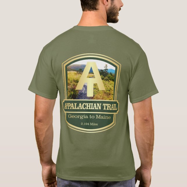 T-shirt Piste des Appalaches (B1) (Dos)