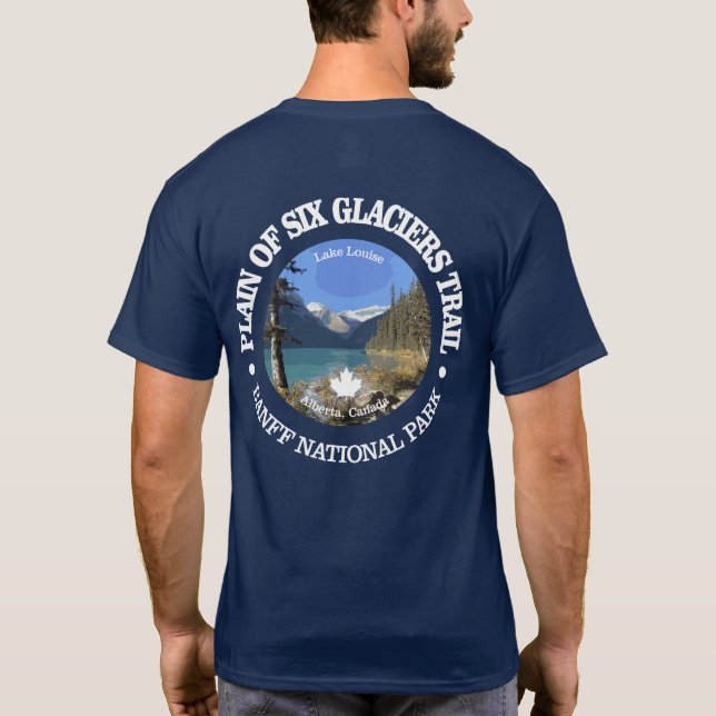 T-shirt Piste des Six Glaciers (e) (Dos)