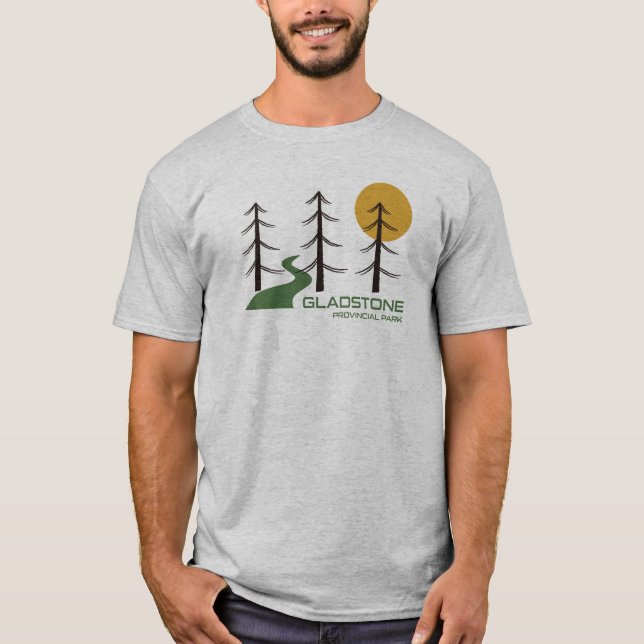 T-shirt Piste du parc provincial Gladstone (Devant)