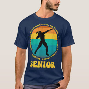 T-shirt Piste et champ Senior Night Shot Put Thrower T-Sh