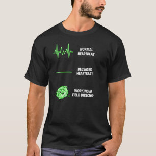 T-shirt Piste et directeur de terrain Champ de bataille de