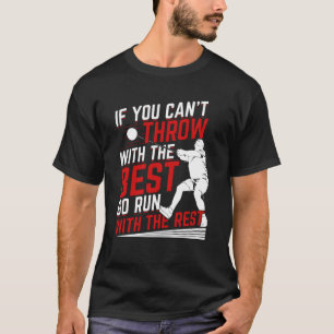 T-shirt Piste Et Feu De Marteau De Champ Jetant Un Cadeau