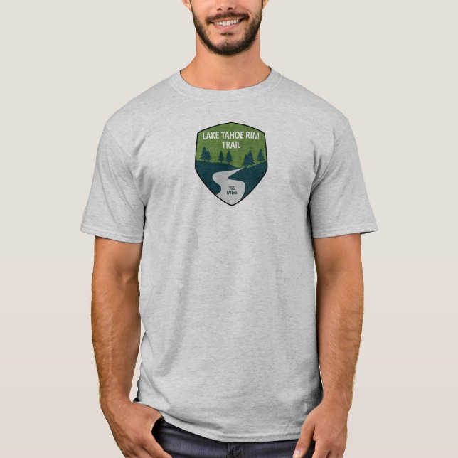 T-shirt Piste Lake Tahoe Rim (Devant)
