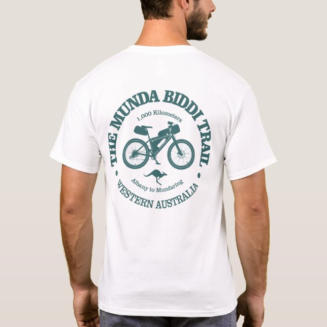 T-shirt Piste Munda Biddi (cyclisme) (Dos)