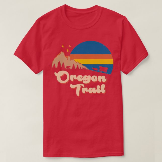 T-shirt Piste Retro Oregon (Design devant)