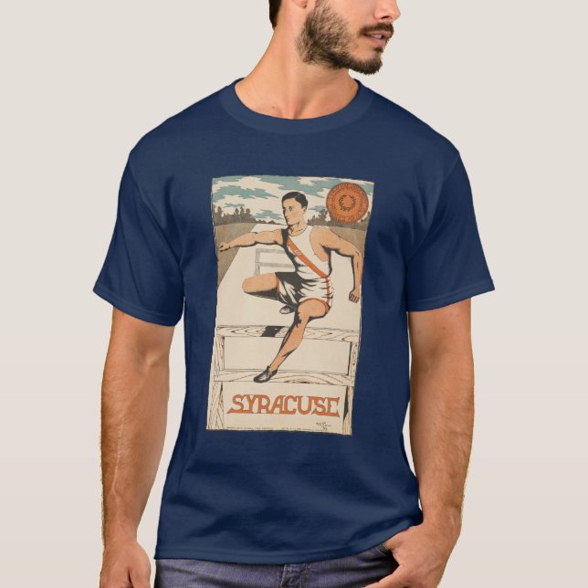 T-shirt Piste Syracuse vintage, (Devant)