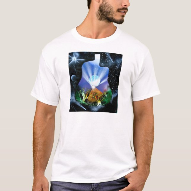 T-shirt Pistolage de pyramide avec des arbres acoustiques (Devant)