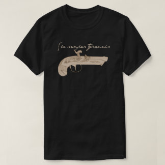 T-shirt Pistolet de Derringer - la mort aux tyrans