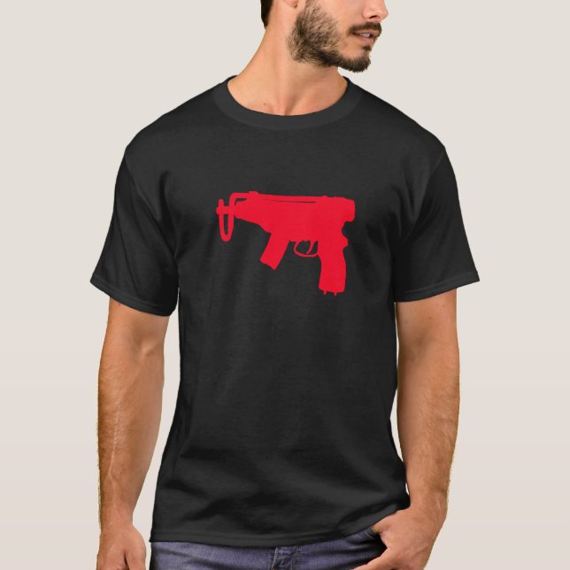 T-shirt Pistolet de machine (Devant)