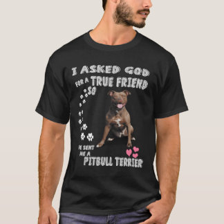 T-shirt Pit Bull Cadeaux Pit Bull Maman Pittie Papa Apbt P