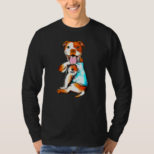T-shirt Pit Bull I Love Maman Tattoo Fête des Mères