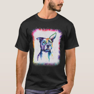 T-shirt Pit-Bull Terrier Chien, Papa Maman Garçon Fille Ti