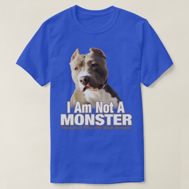 T-shirt Pit Bull Terrier Respect 1 (Design devant)